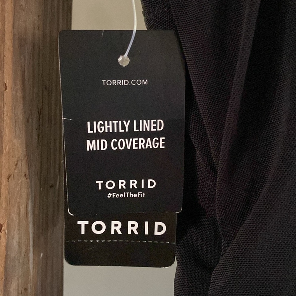 TORRID Underwire Short Mesh Overlay Swim Dress With Brief 2X DD - F NEW 14339116 - Picture 2 of 7